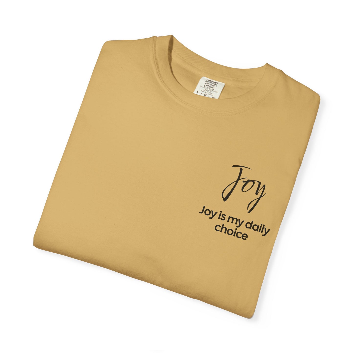"JOY" Fruits of The Spirit | Comfort Colors® Unisex Garment-Dyed T-shirt