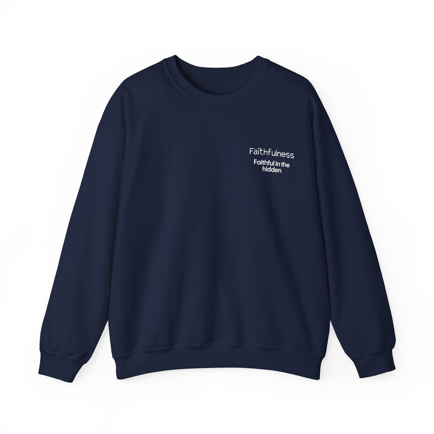 "FAITHFULNESS" Fruits of The Spirit | Unisex Heavy Blend™ Crewneck Sweatshirt
