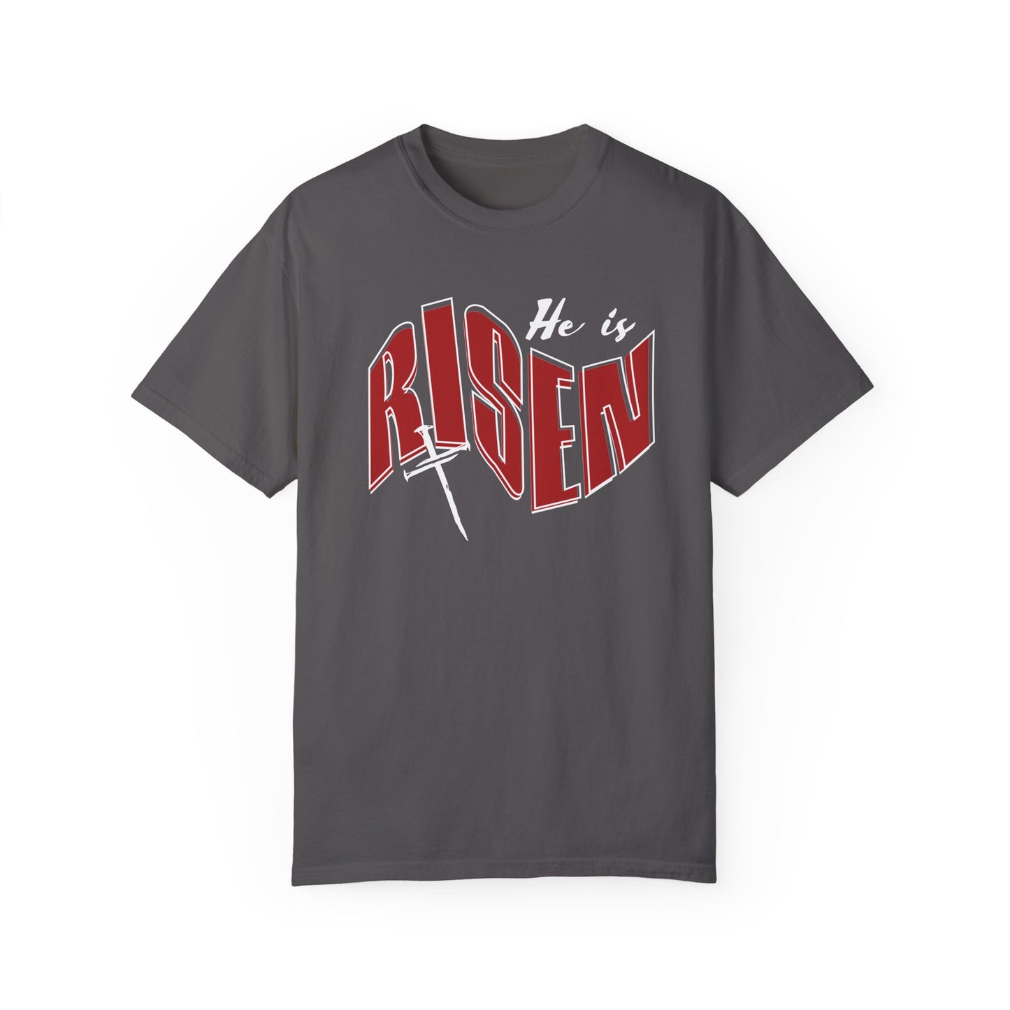 He Is Risen Christian T-Shirt – Unisex Easter Faith Tee | Comfort Colors® Soft Cotton