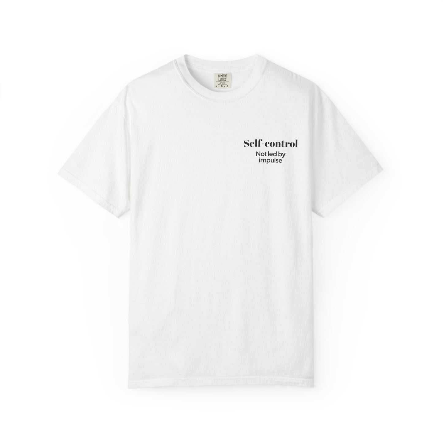 "SELF-CONTROL" Fruits of The Spirit | Comfort Colors® Unisex Garment-Dyed T-shirt