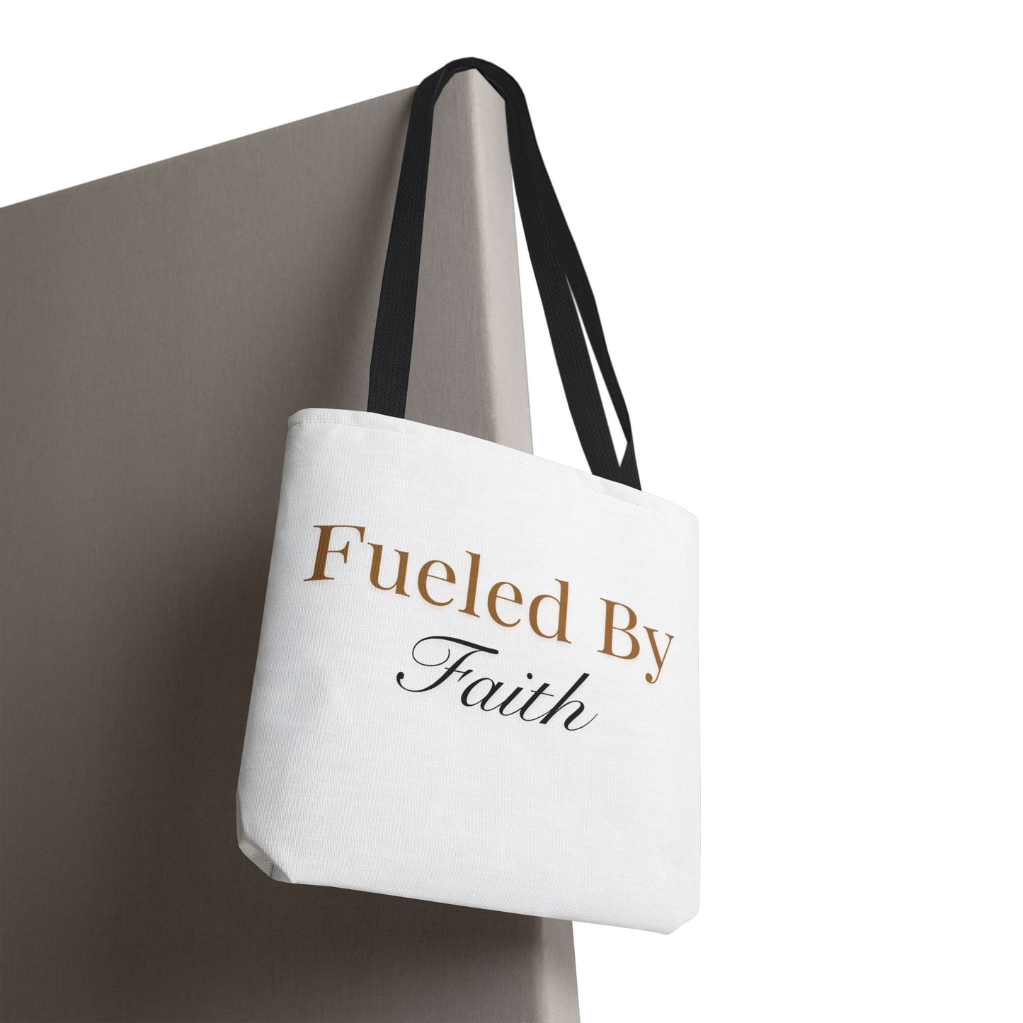 Fueled By Faith Tote Bag | High Durable® 100% Polyester