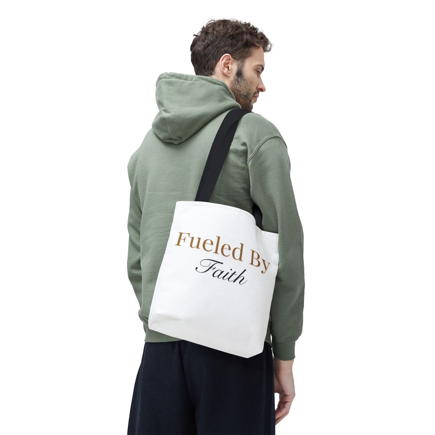 Fueled By Faith Tote Bag | High Durable® 100% Polyester