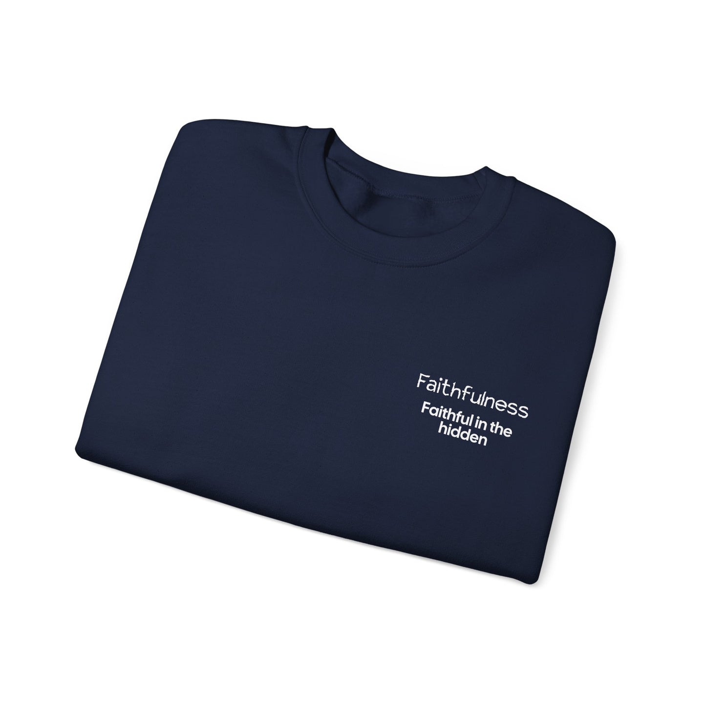 "FAITHFULNESS" Fruits of The Spirit | Unisex Heavy Blend™ Crewneck Sweatshirt