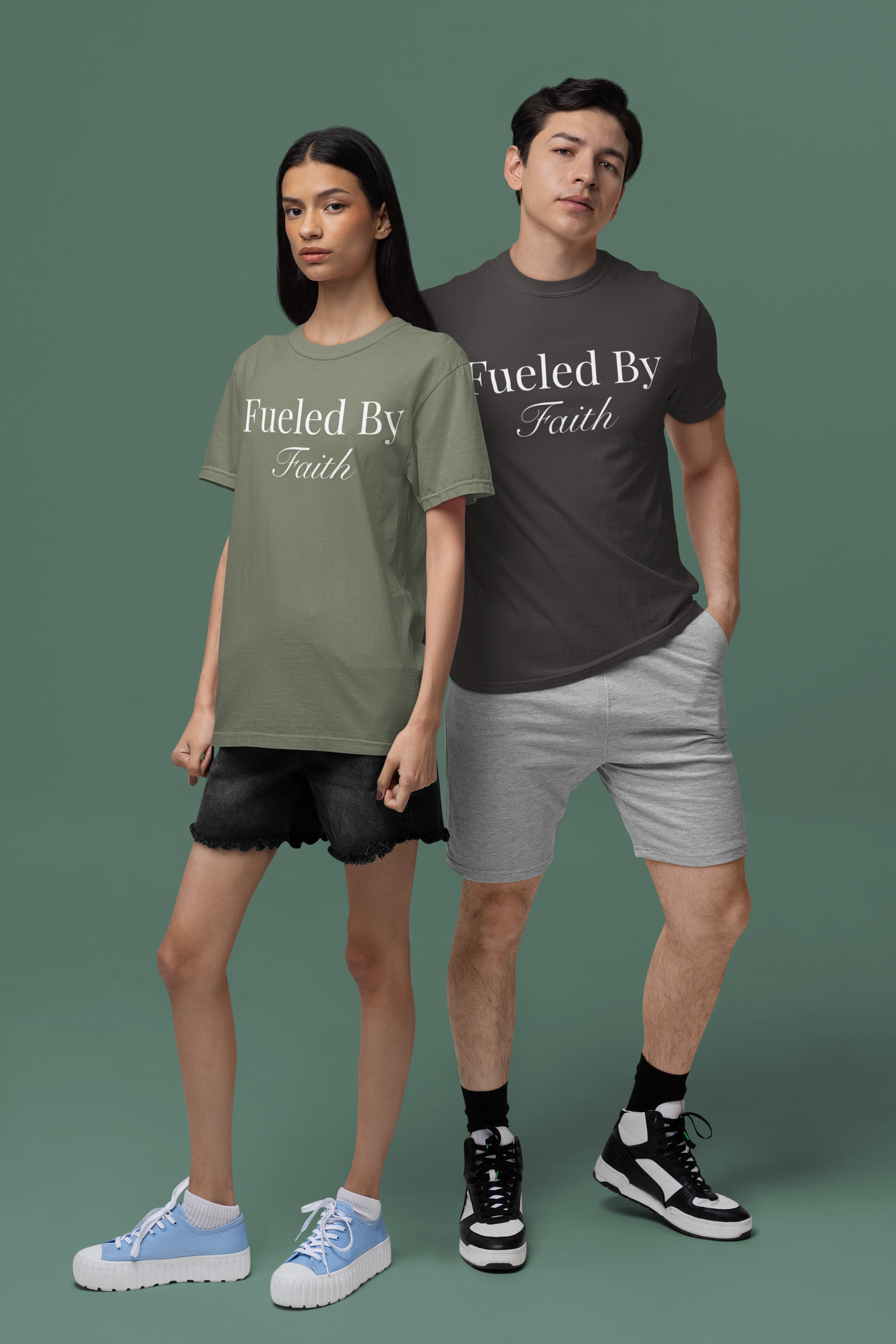 Fueled By Faith Christian T-Shirt | Comfort Colors® Soft Cotton