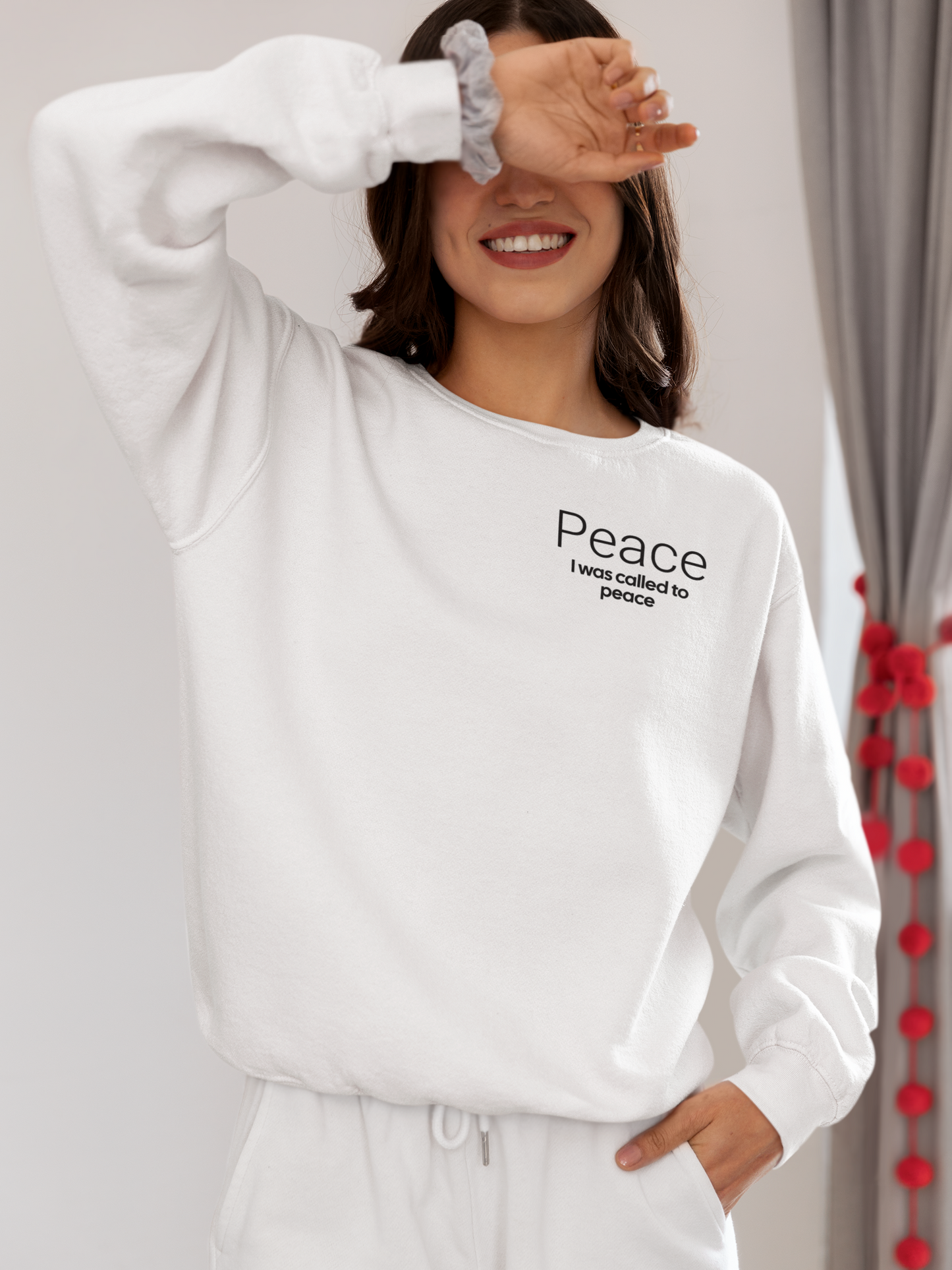 "PEACE" Fruits of The Spirit | Unisex Heavy Blend™ Crewneck Sweatshirt