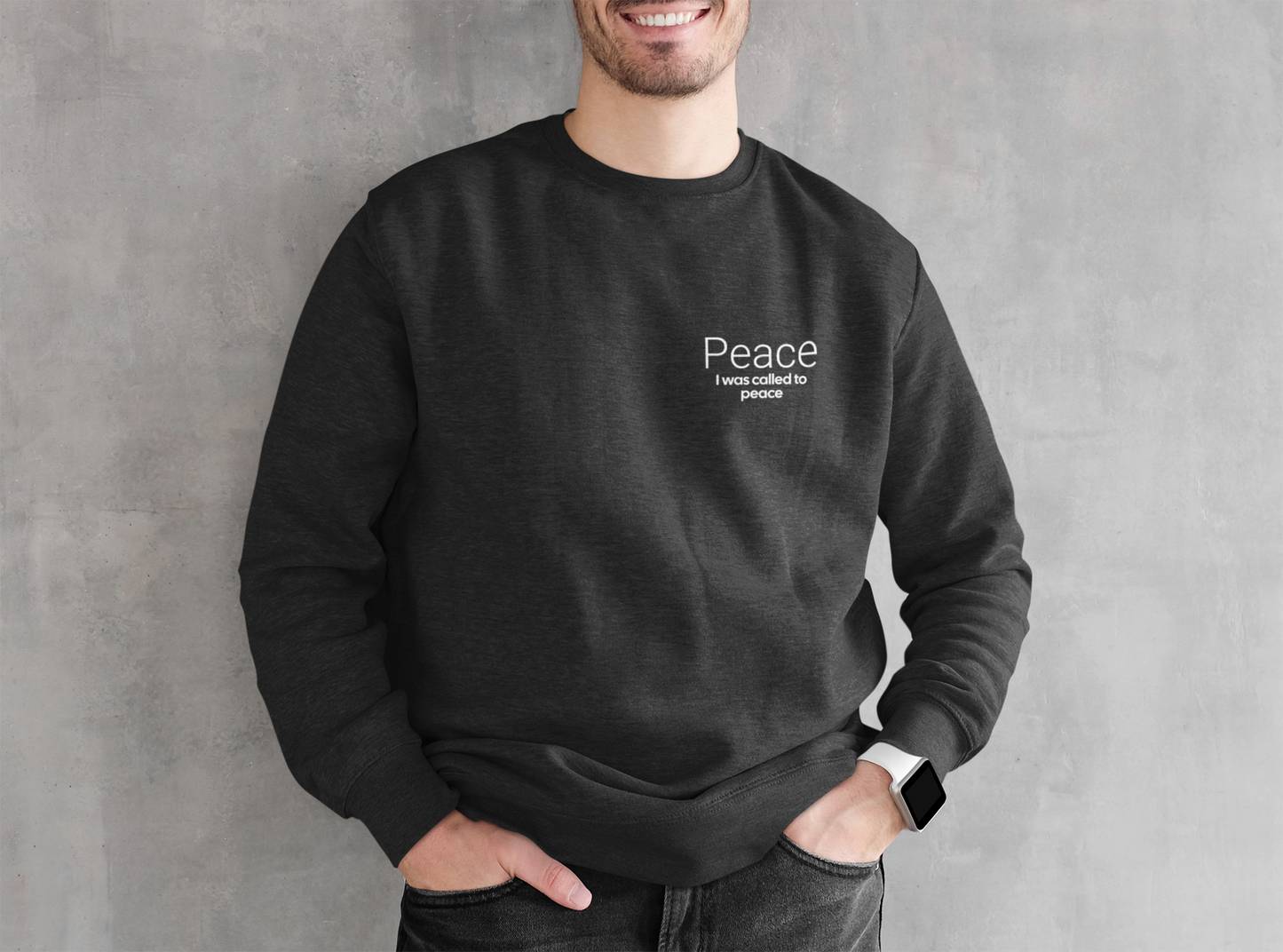 "PEACE" Fruits of The Spirit | Unisex Heavy Blend™ Crewneck Sweatshirt
