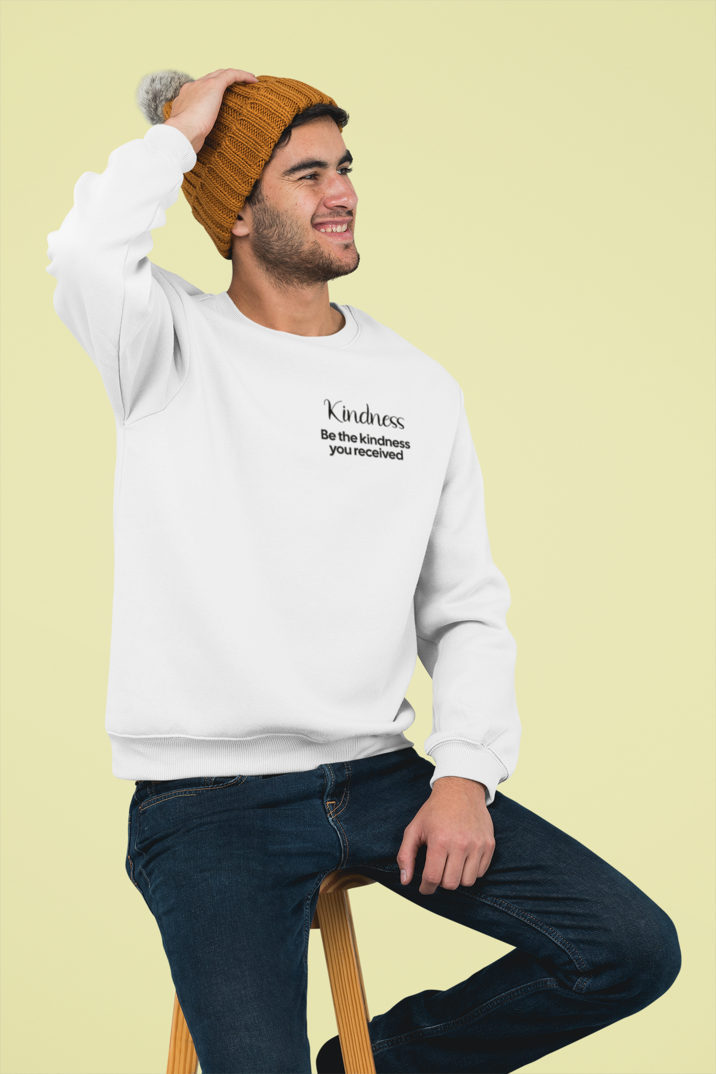 "KINDNESS" Fruits of The Spirit | Unisex Heavy Blend™ Crewneck Sweatshirt