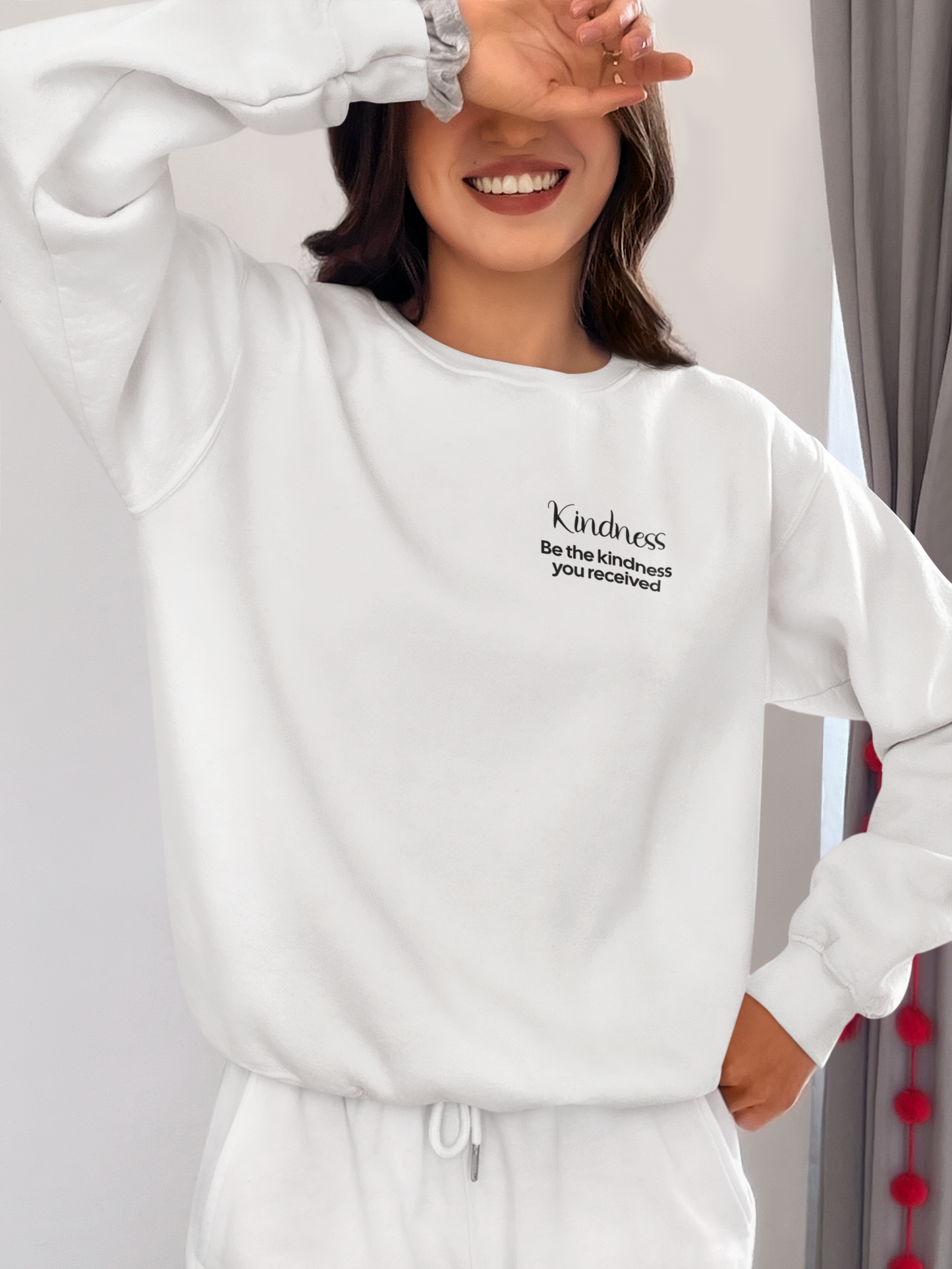 "KINDNESS" Fruits of The Spirit | Unisex Heavy Blend™ Crewneck Sweatshirt
