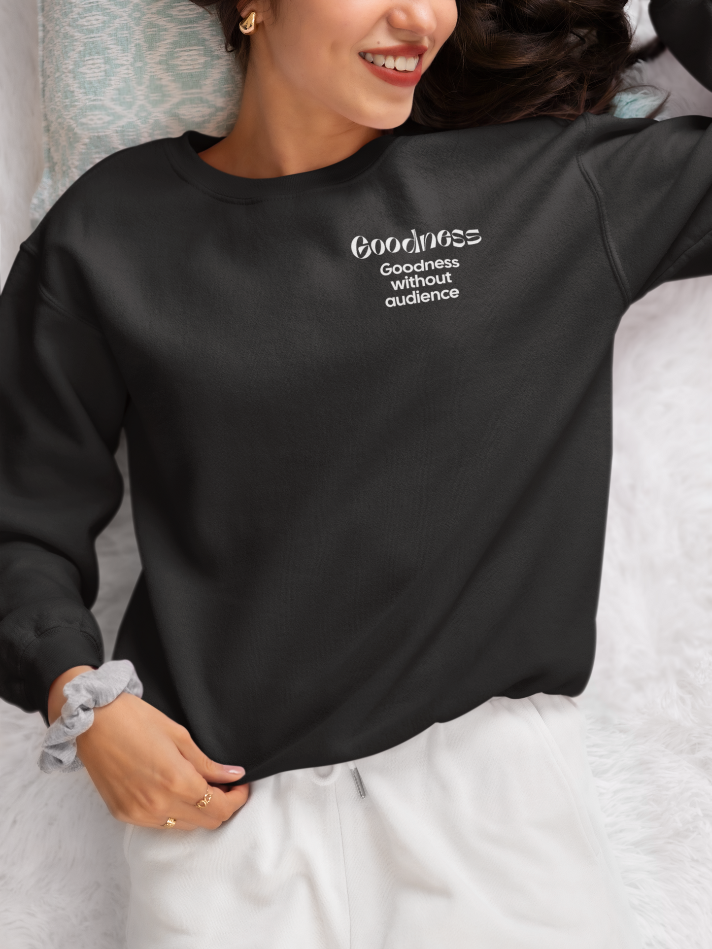 "GOODNESS" Fruits of The Spirit | Unisex Heavy Blend™ Crewneck Sweatshirt