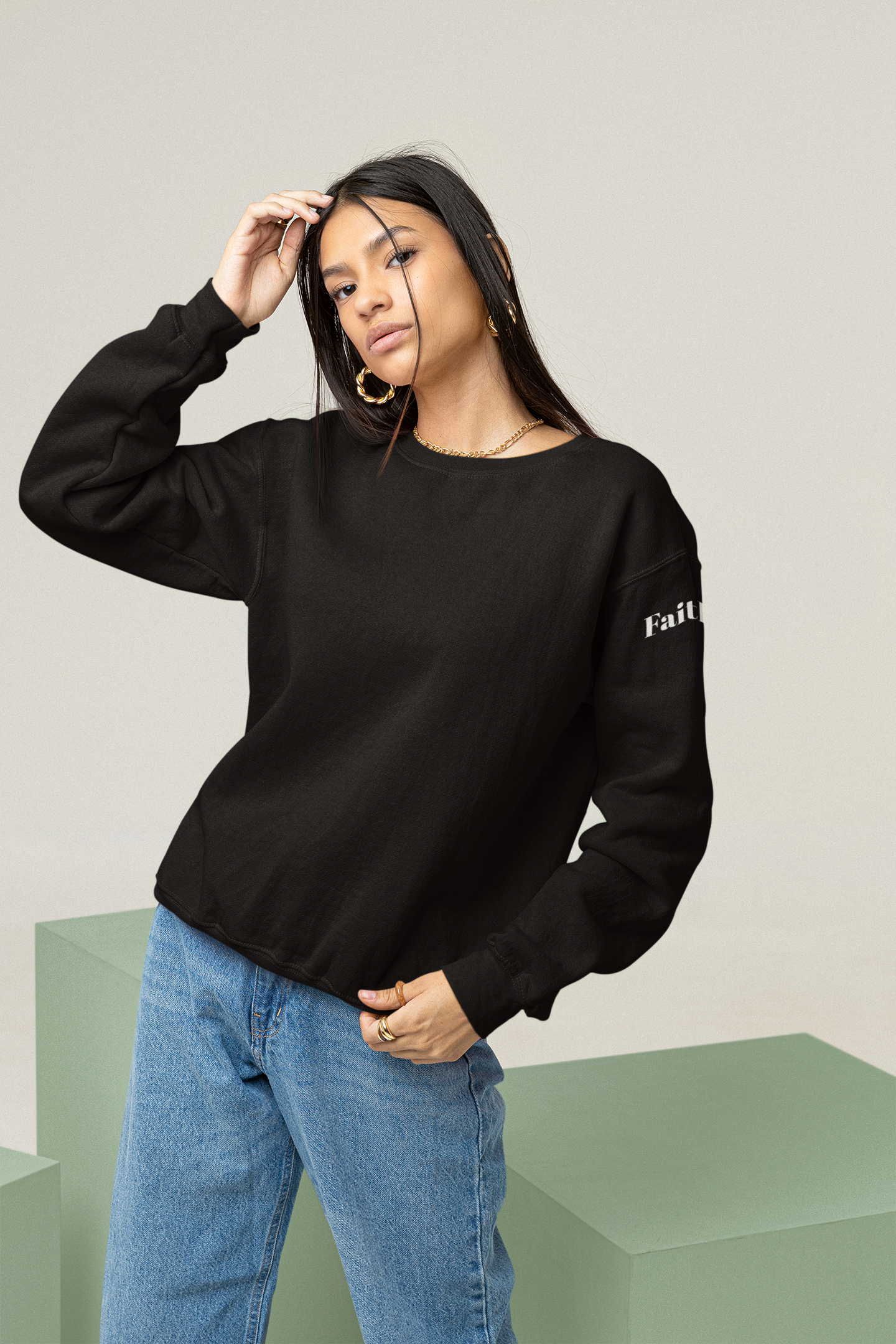 FAITH | Heavy Blend™ Crewneck Sweatshirt