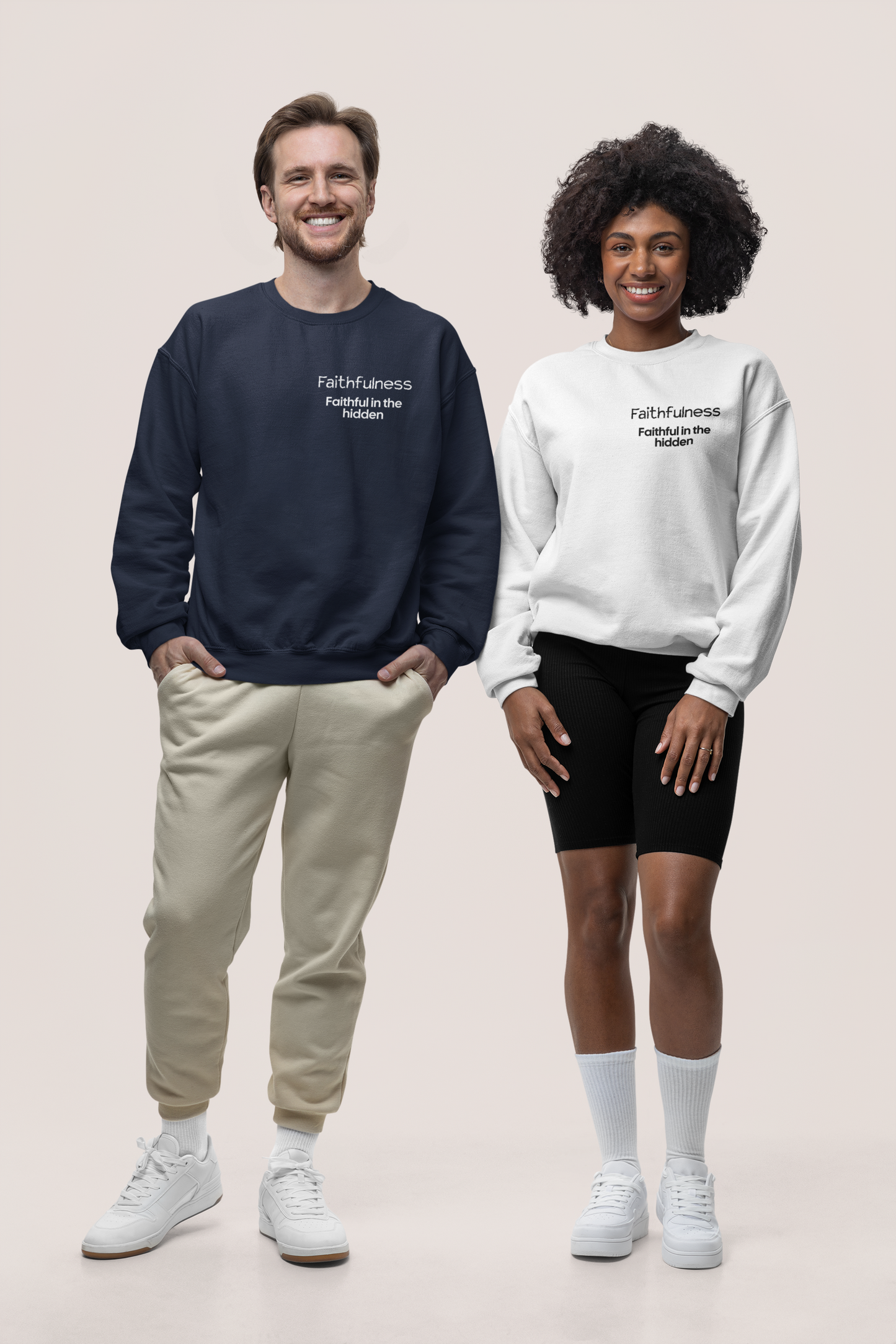 "FAITHFULNESS" Fruits of The Spirit | Unisex Heavy Blend™ Crewneck Sweatshirt