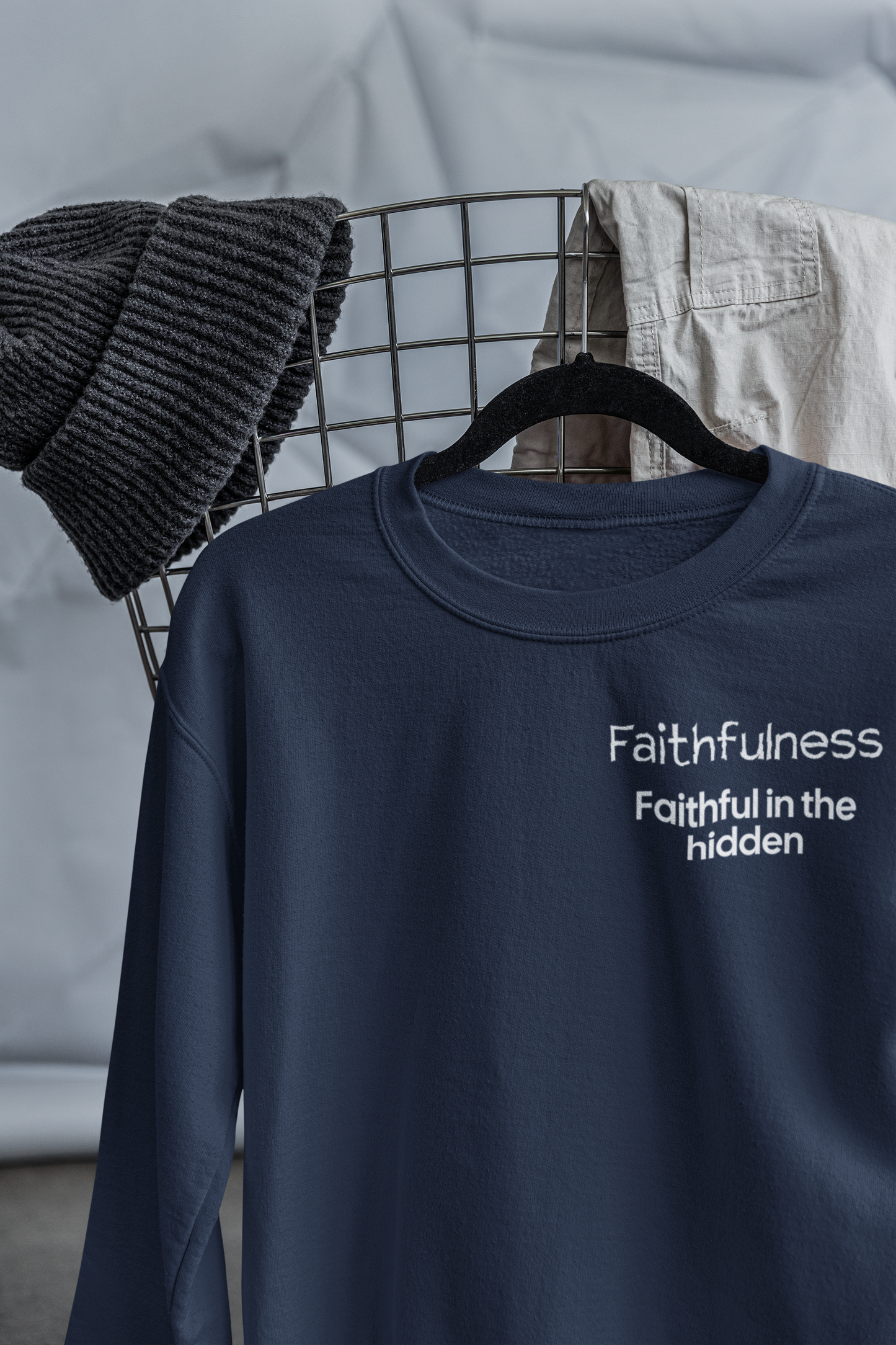 "FAITHFULNESS" Fruits of The Spirit | Unisex Heavy Blend™ Crewneck Sweatshirt