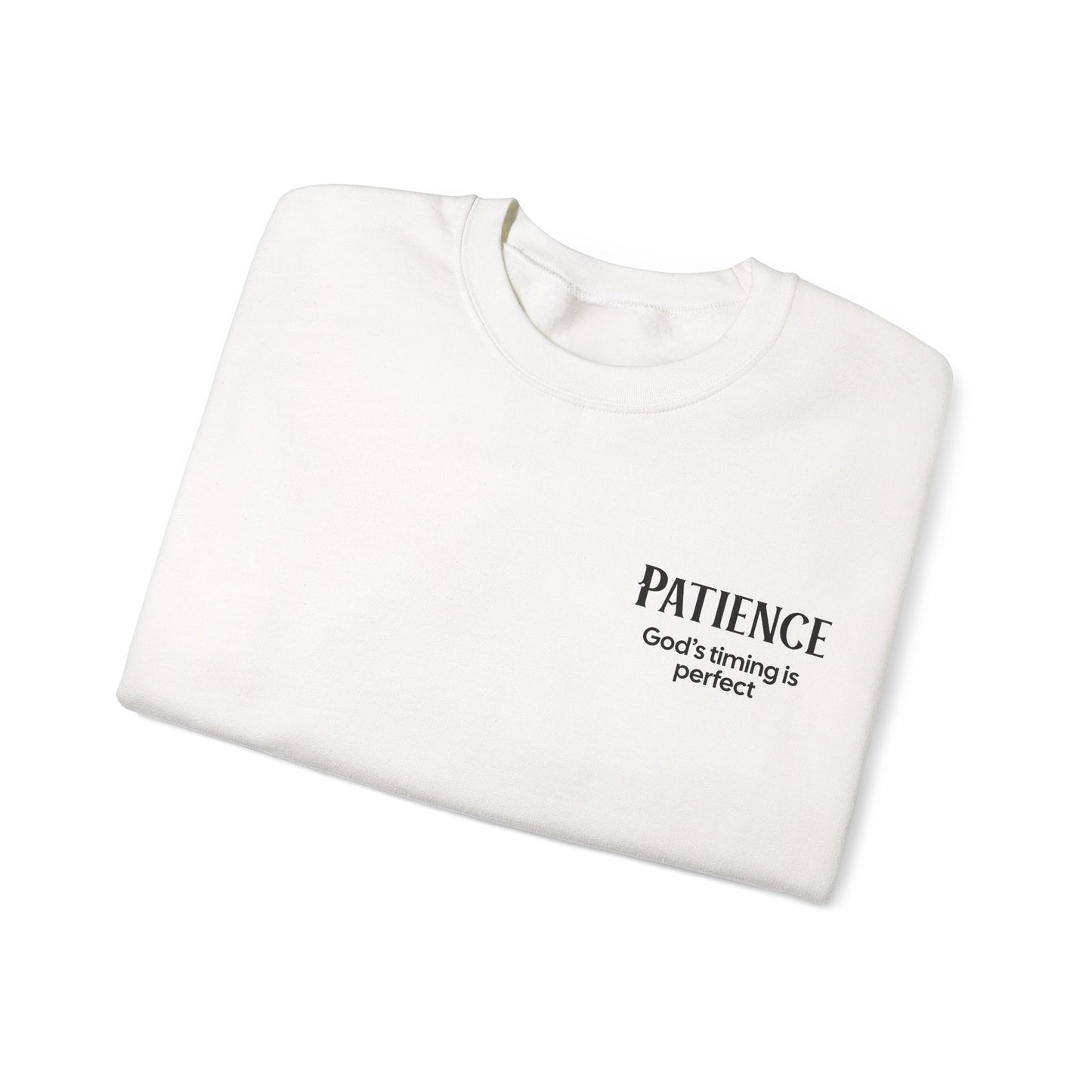 "PATIENCE" Fruits of The Spirit | Unisex Heavy Blend™ Crewneck Sweatshirt