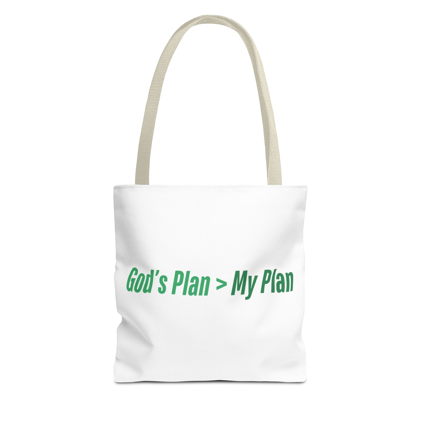 God's Plan Tote Bag | High Durable® 100% Polyester