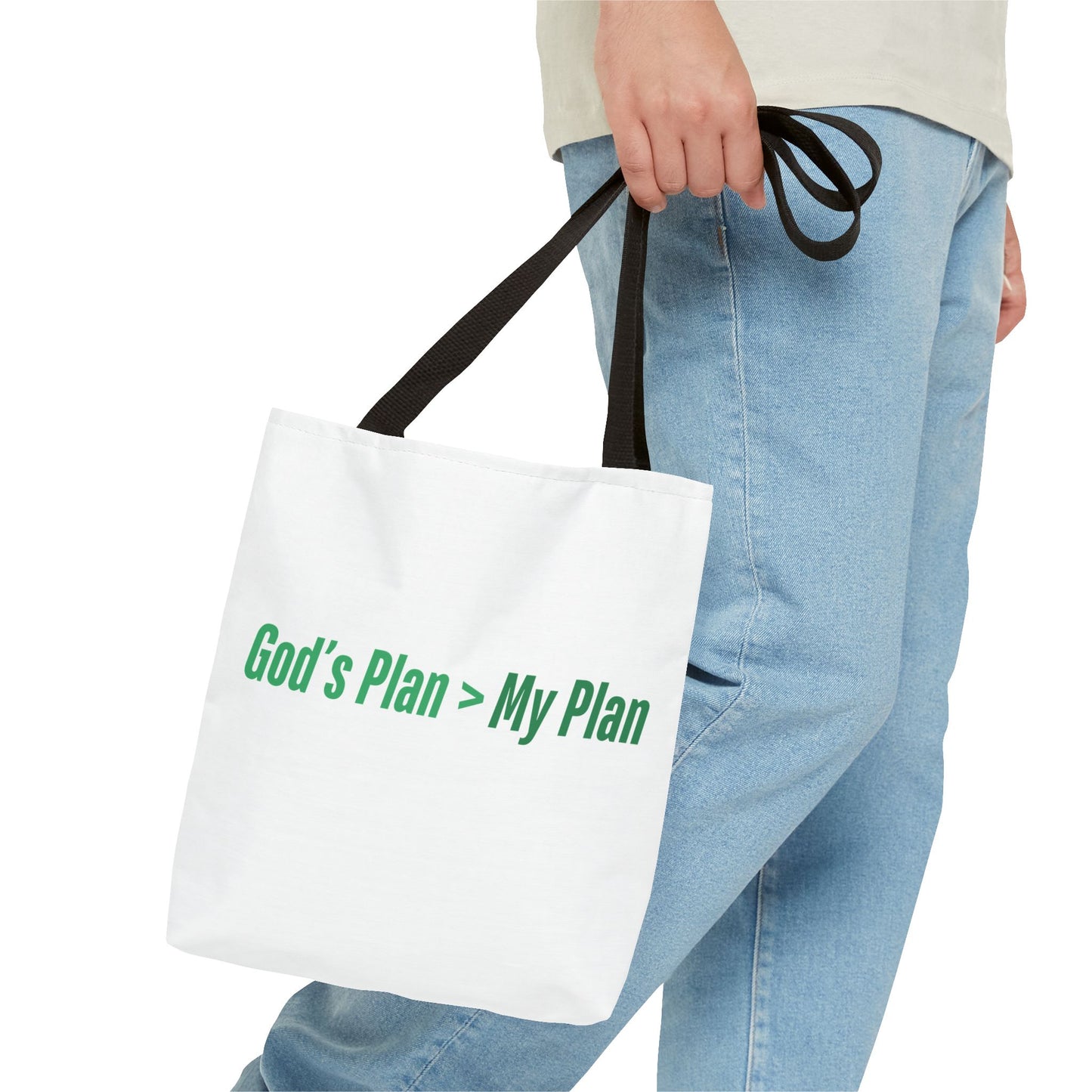 God's Plan Tote Bag | High Durable® 100% Polyester