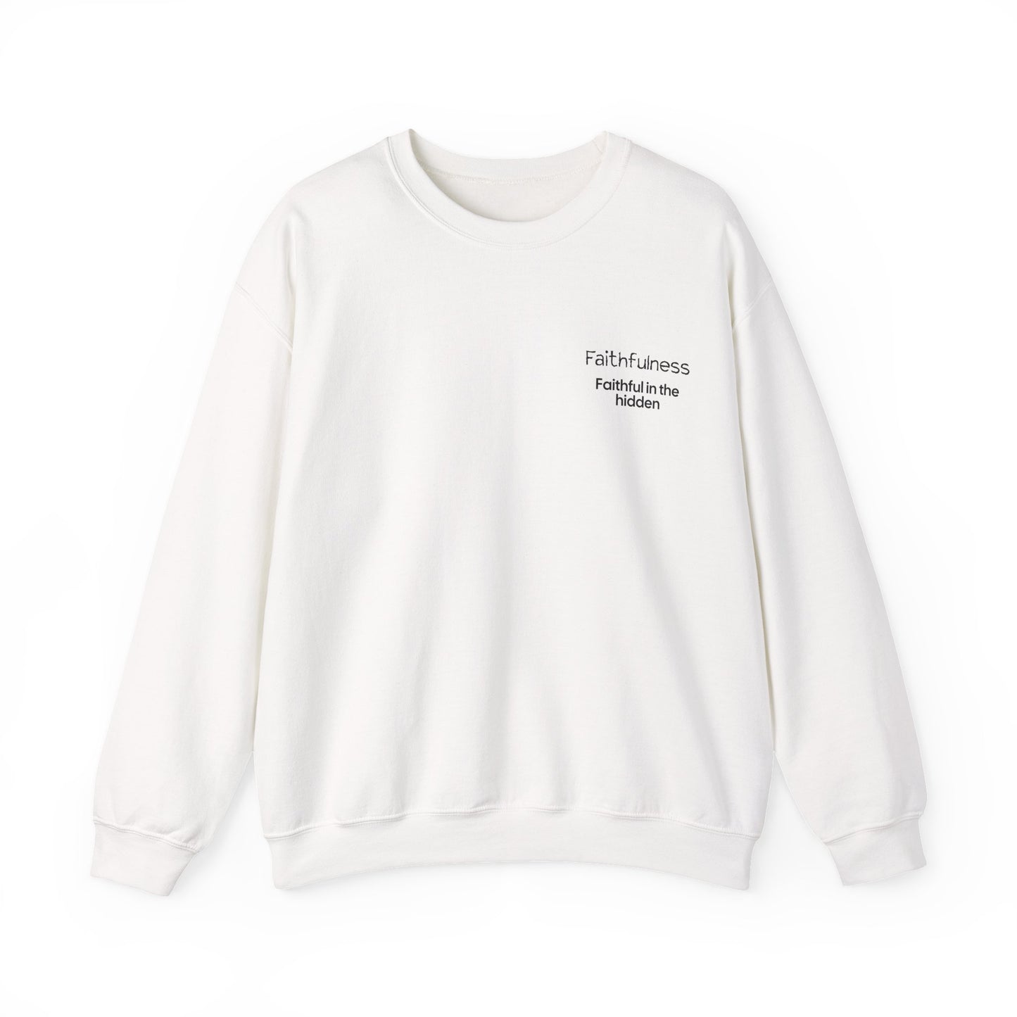 "FAITHFULNESS" Fruits of The Spirit | Unisex Heavy Blend™ Crewneck Sweatshirt