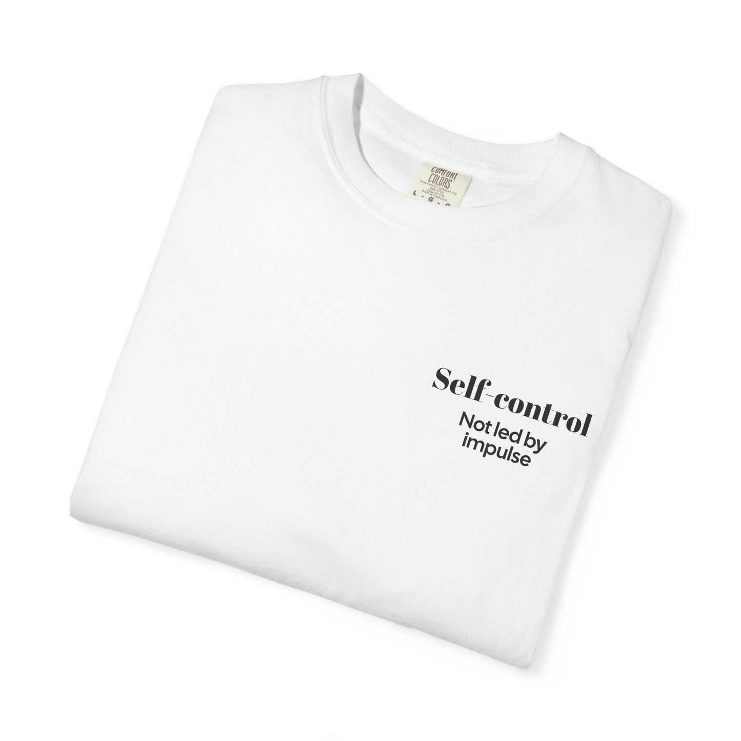 "SELF-CONTROL" Fruits of The Spirit | Comfort Colors® Unisex Garment-Dyed T-shirt