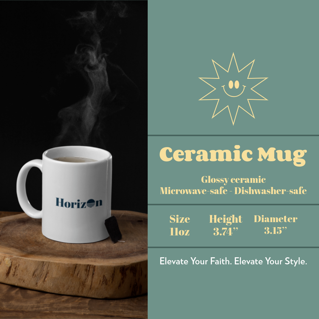 Glory Ceramic Mug (11oz) | Inspirational Coffee Mug
