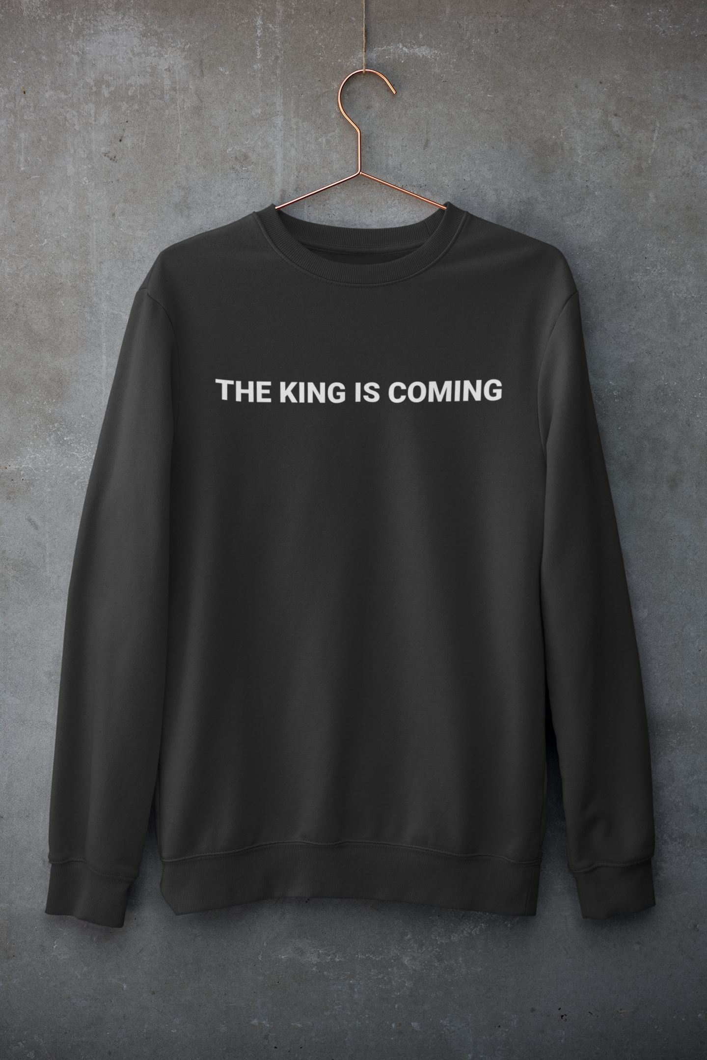 The King is Coming Sweatshirt | Classic Fit® Heavy Blend