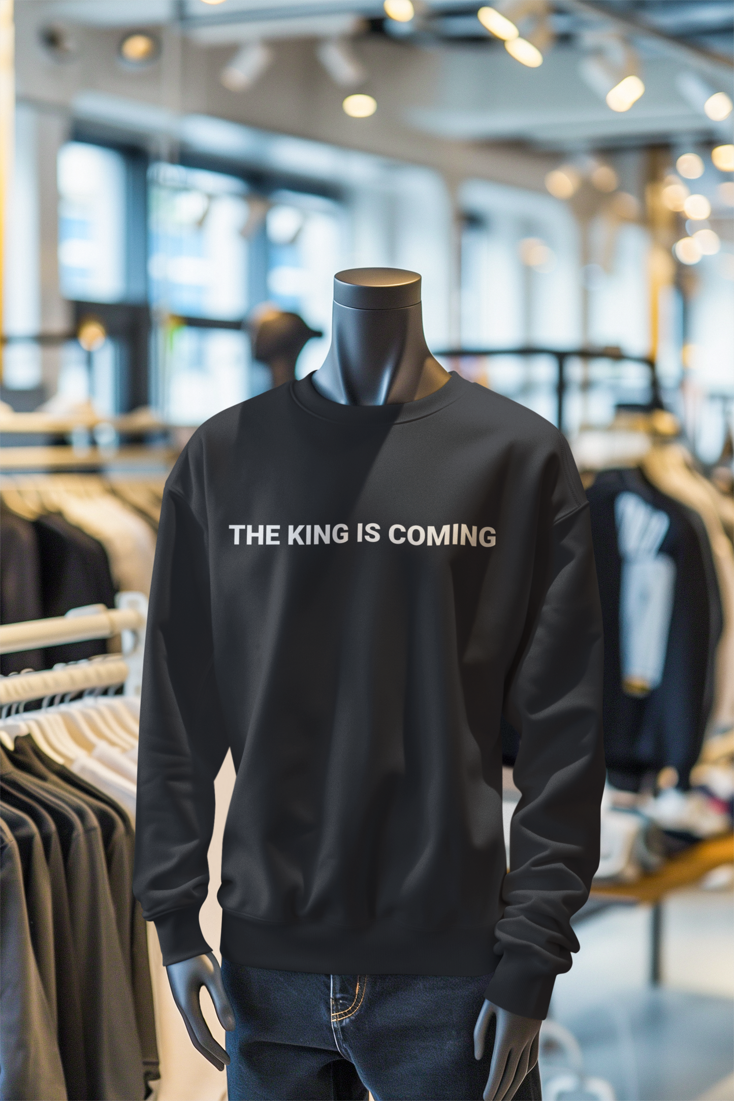 The King is Coming Sweatshirt | Classic Fit® Heavy Blend