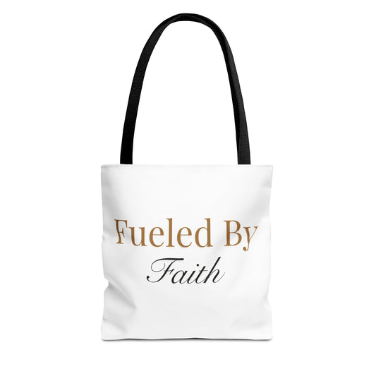 Fueled By Faith Tote Bag | High Durable® 100% Polyester