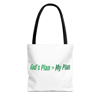 God's Plan Tote Bag | High Durable® 100% Polyester