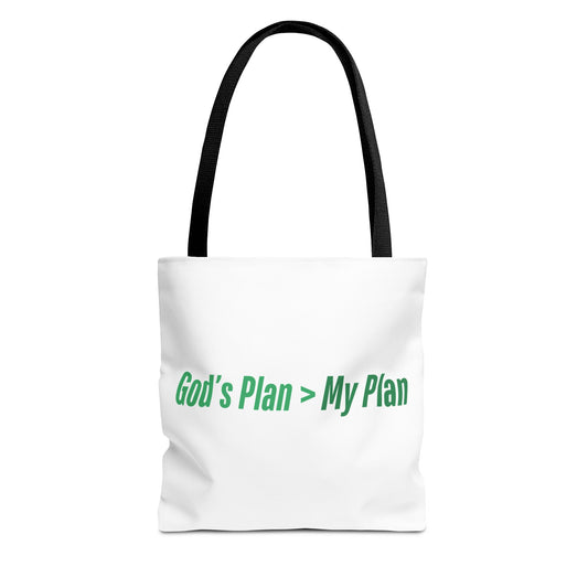 God's Plan Tote Bag | High Durable® 100% Polyester