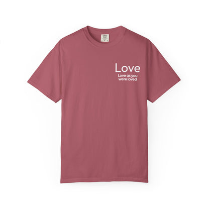 "LOVE" Fruits of The Spirit | Comfort Colors® Unisex Garment-Dyed T-shirt