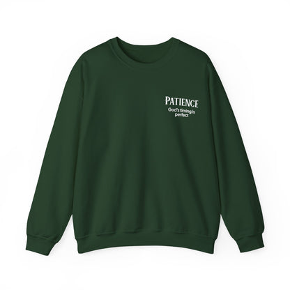 "PATIENCE" Fruits of The Spirit | Unisex Heavy Blend™ Crewneck Sweatshirt
