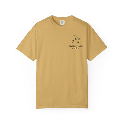 "JOY" Fruits of The Spirit | Comfort Colors® Unisex Garment-Dyed T-shirt