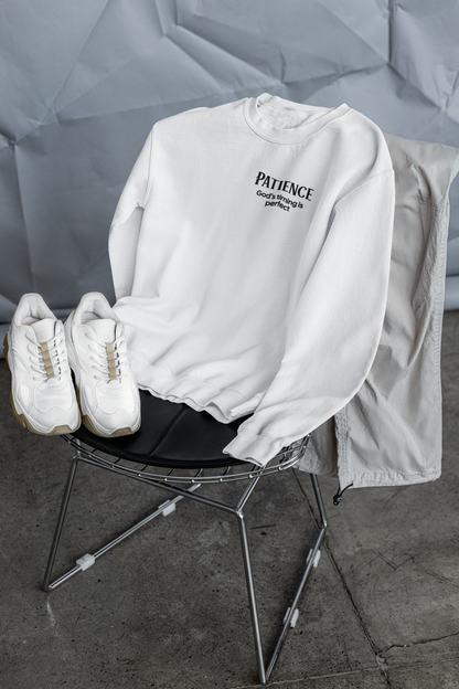 "PATIENCE" Fruits of The Spirit | Unisex Heavy Blend™ Crewneck Sweatshirt