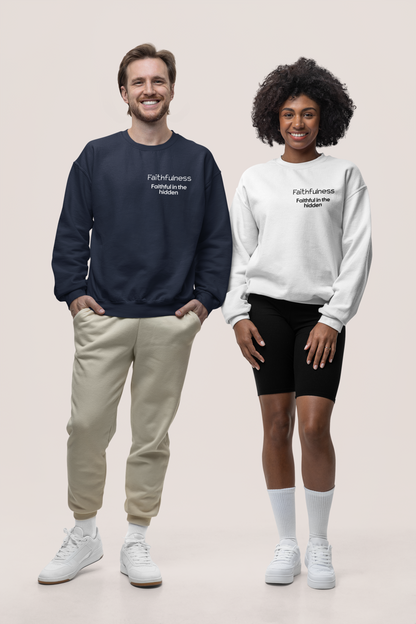 "FAITHFULNESS" Fruits of The Spirit | Unisex Heavy Blend™ Crewneck Sweatshirt