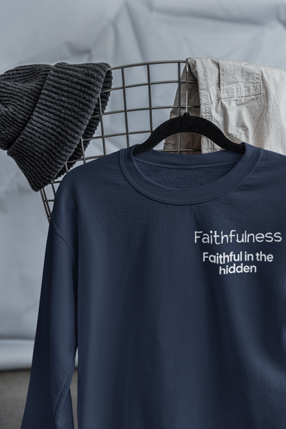 "FAITHFULNESS" Fruits of The Spirit | Unisex Heavy Blend™ Crewneck Sweatshirt