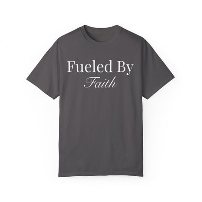 Fueled By Faith Christian T-Shirt | Comfort Colors® Soft Cotton