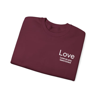 "LOVE" Fruits of The Spirit | Unisex Heavy Blend™ Crewneck Sweatshirt