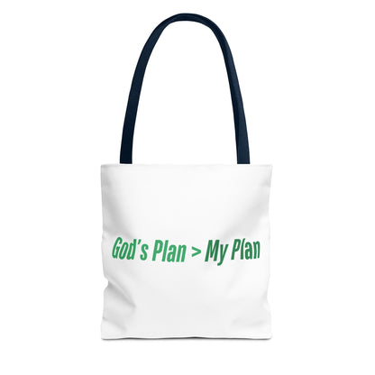 God's Plan Tote Bag | High Durable® 100% Polyester