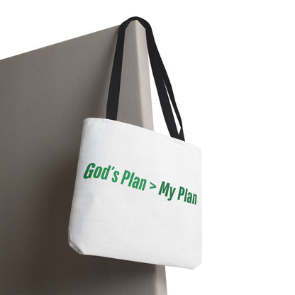 God's Plan Tote Bag | High Durable® 100% Polyester