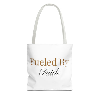 Fueled By Faith Tote Bag | High Durable® 100% Polyester