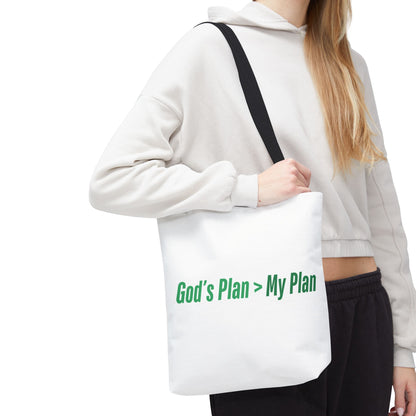 God's Plan Tote Bag | High Durable® 100% Polyester