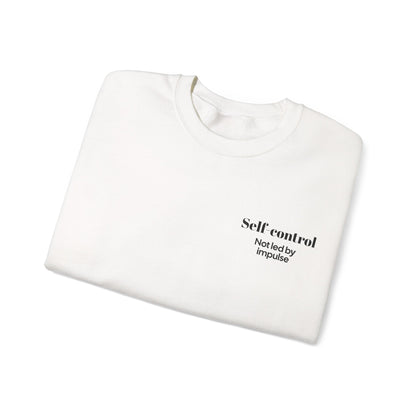 "SELF-CONTROL" Fruits of The Spirit | Unisex Heavy Blend™ Crewneck Sweatshirt
