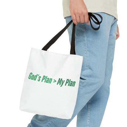 God's Plan Tote Bag | High Durable® 100% Polyester