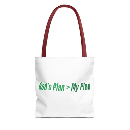 God's Plan Tote Bag | High Durable® 100% Polyester