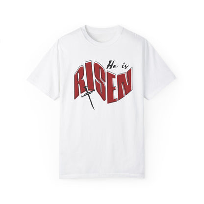 He Is Risen Christian T-Shirt – Unisex Easter Faith Tee | Comfort Colors® Soft Cotton