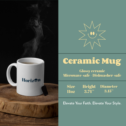 Glory Ceramic Mug (11oz) | Inspirational Coffee Mug