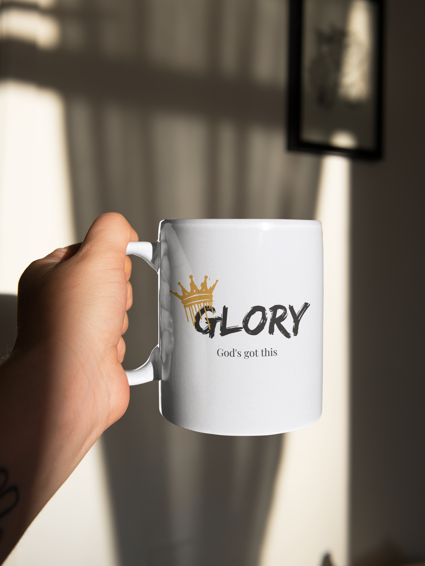 Glory Ceramic Mug (11oz) | Inspirational Coffee Mug