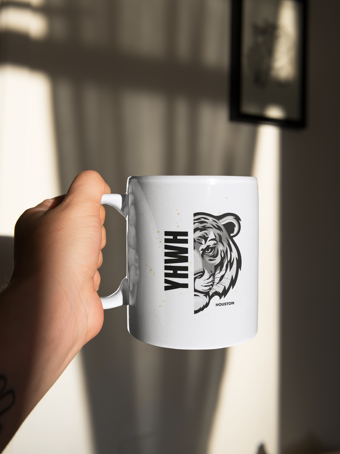 YHWH Ceramic Mug (11oz) | Inspirational Coffee Mug